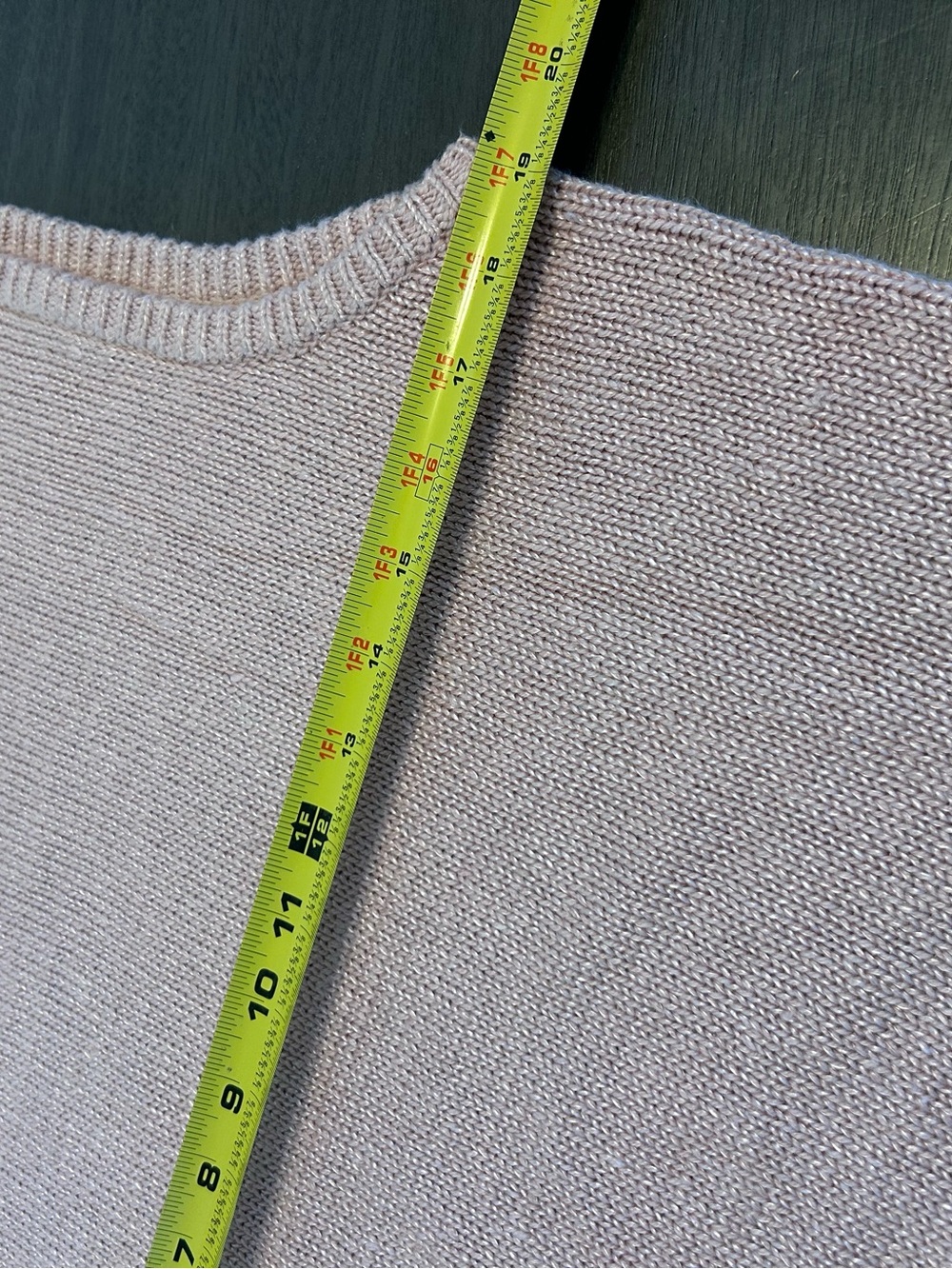 Vintage J.G. Hook Silk Cotton Linen Pink Mock Neck Feminine Sweater Vest - Picture 4 of 6